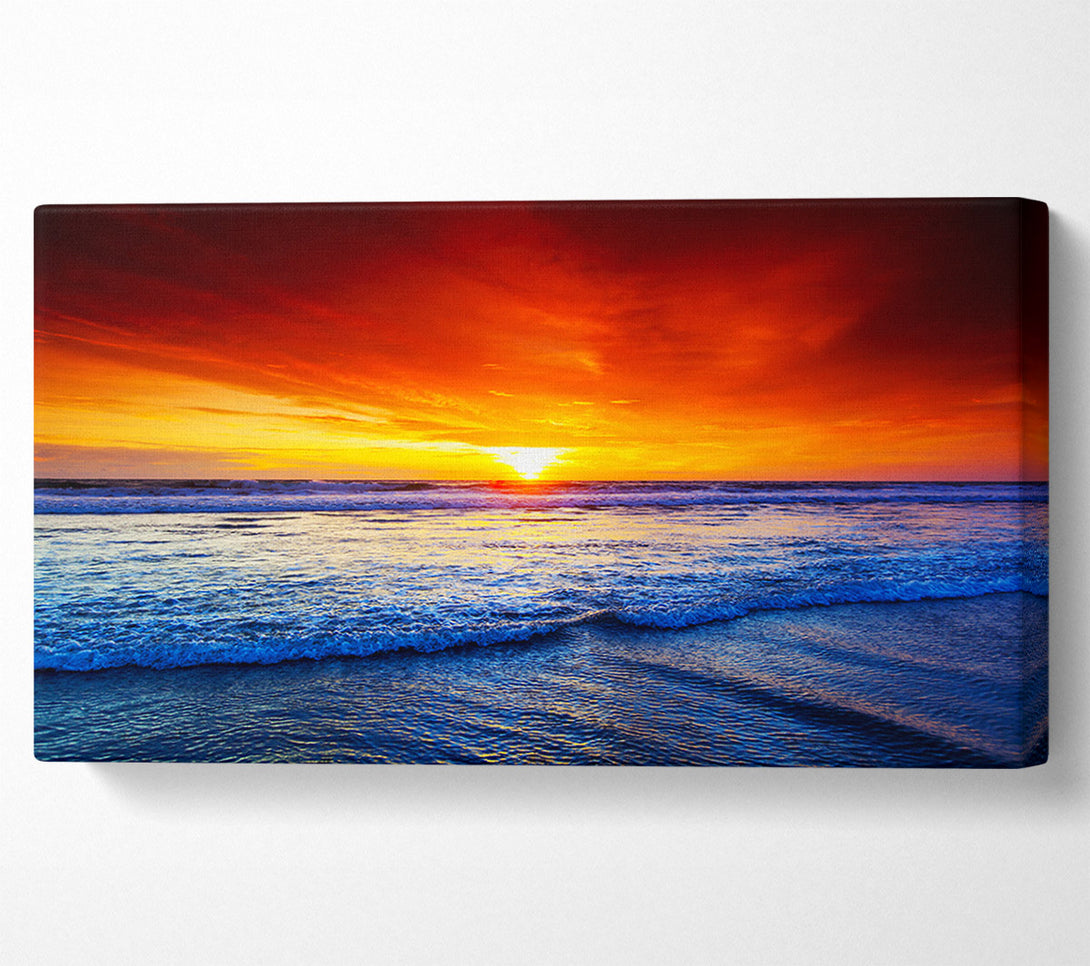  A Canvas Print of Fierce Ocean Skies Canvas Wall Art