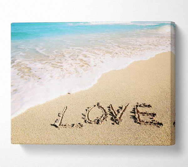  A Canvas Print of Just Love Canvas Print