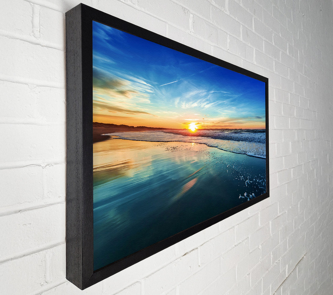  A Canvas Print of Turquoise Ocean Swell Canvas Art