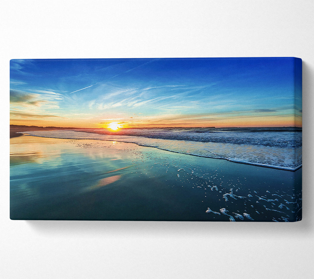  A Canvas Print of Turquoise Ocean Swell Canvas Art