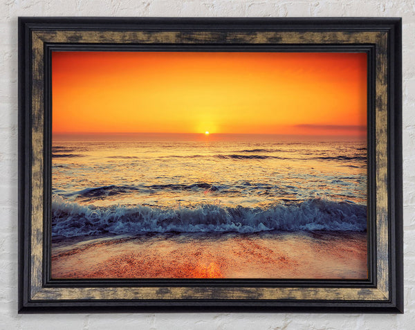Ocean Sunset Framed Print