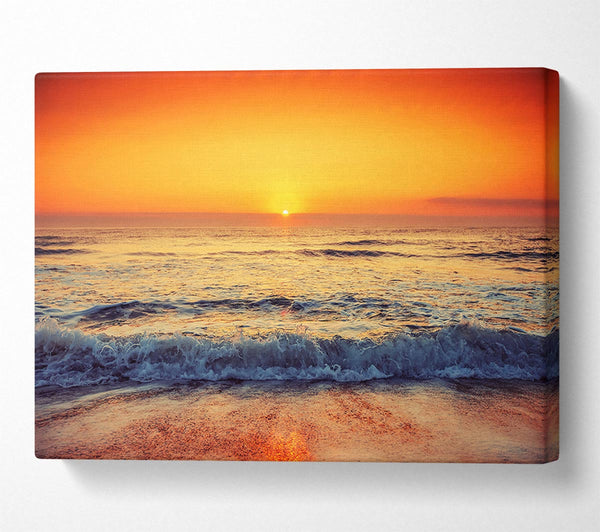  A Canvas Print of Ocean Sunset Canvas Print