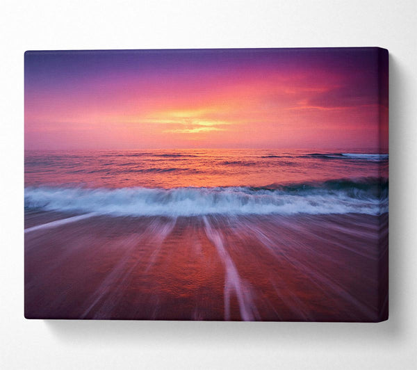  A Canvas Print of Stunning Ocean Movement Canvas Art