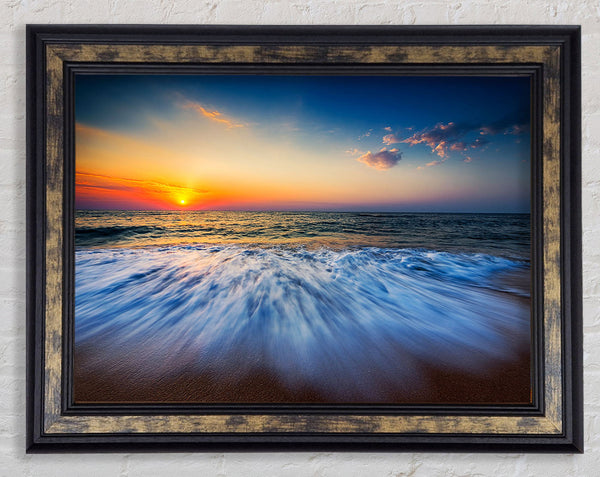 Movement Of The Ocean 1 Framed Print