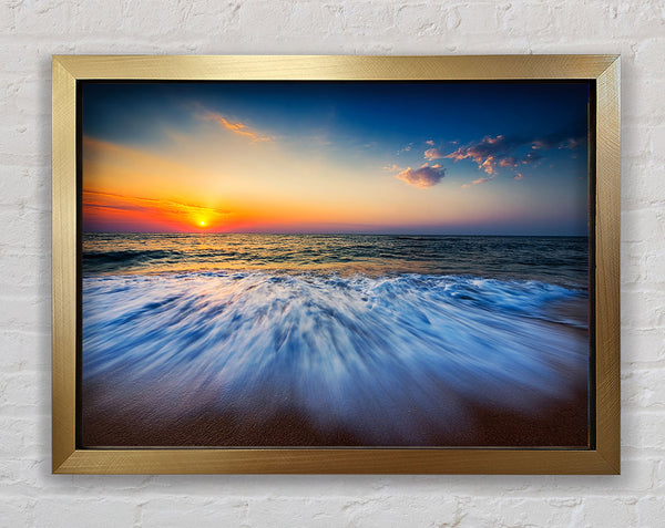 Movement Of The Ocean 1 Framed Print