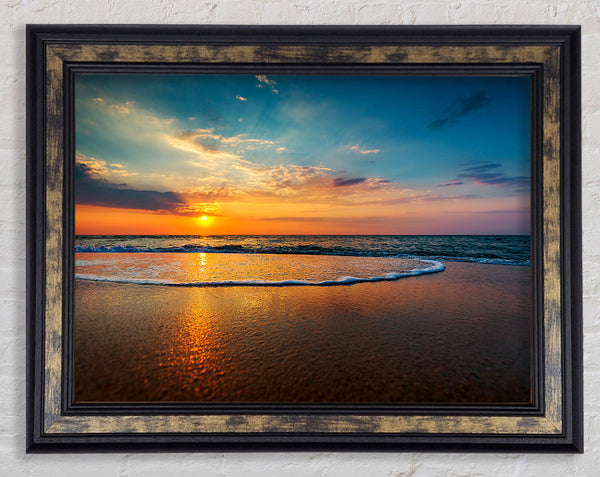 Sunset Movement Framed Print