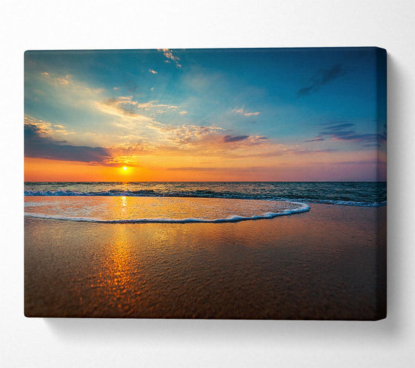  A Canvas Print of Sunset Movement Canvas Print