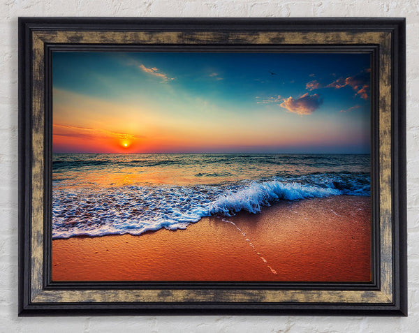 Ocean Movement Framed Print