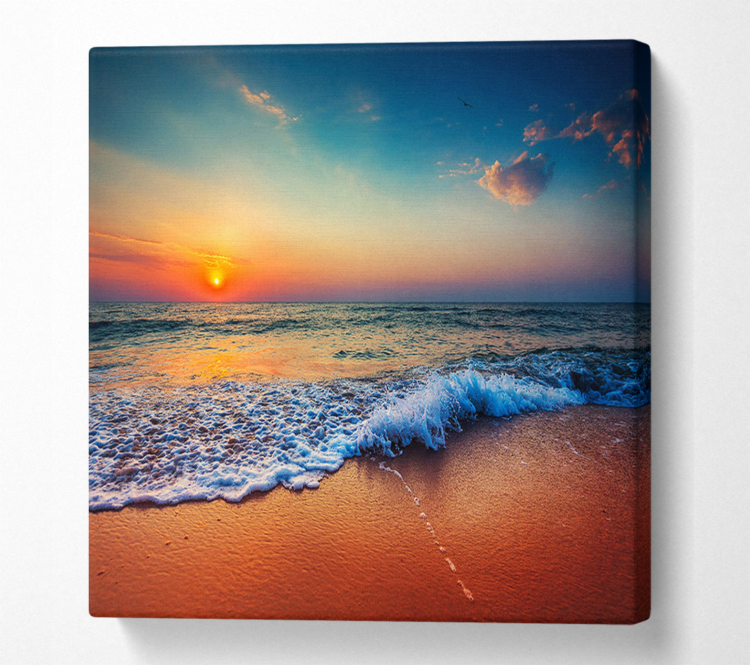  A Canvas Print of Ocean Movement Canvas Print