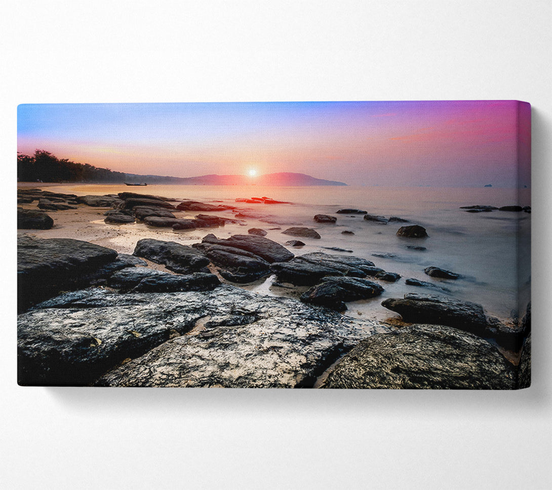  A Canvas Print of Ocean Rock Beauty Canvas Wall Art