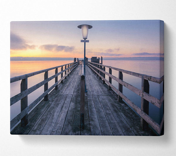  A Canvas Print of Boardwalk Delight Canvas Art