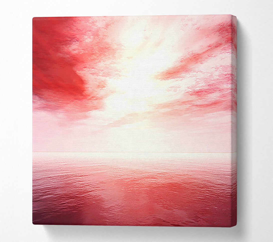  A Canvas Print of Just Pink Canvas Art