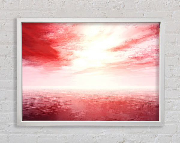 Just Pink Framed Print