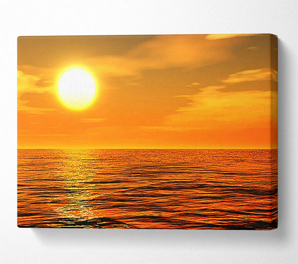  A Canvas Print of Golden Glow Canvas Wall Art