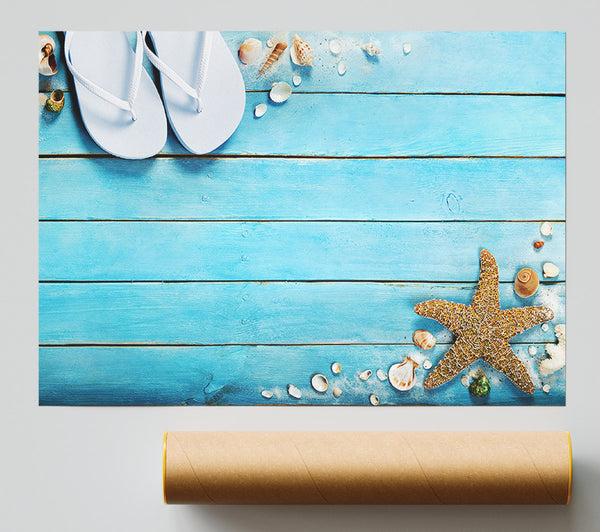 Bringing The Beach Home Print