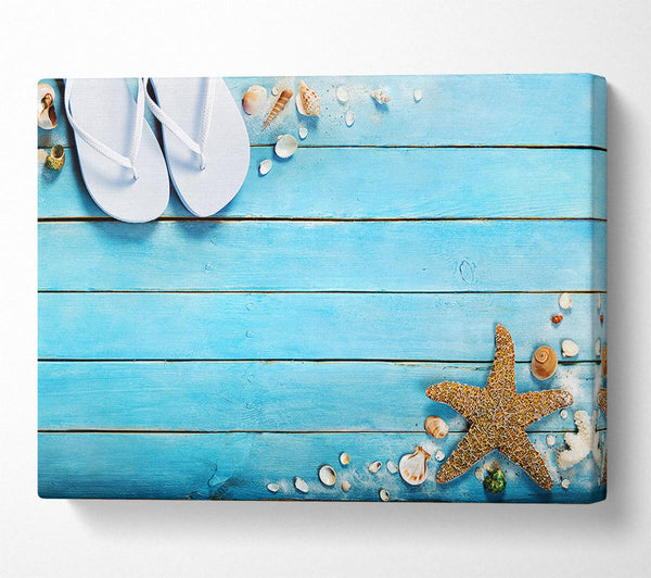  A Canvas Print of Bringing The Beach Home Canvas Print