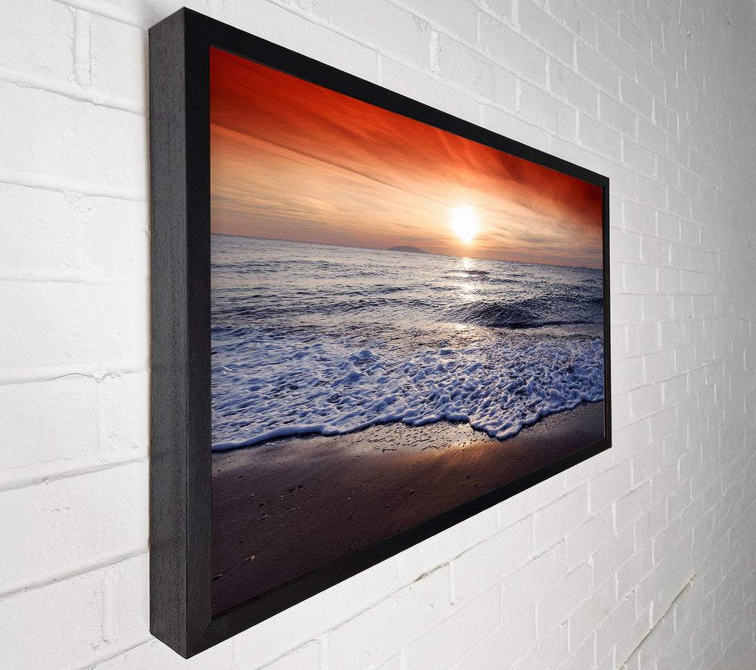  A Canvas Print of Sparkling Ocean Canvas Art