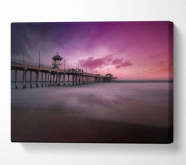  A Canvas Print of Stars In The Pink Skies Canvas Print
