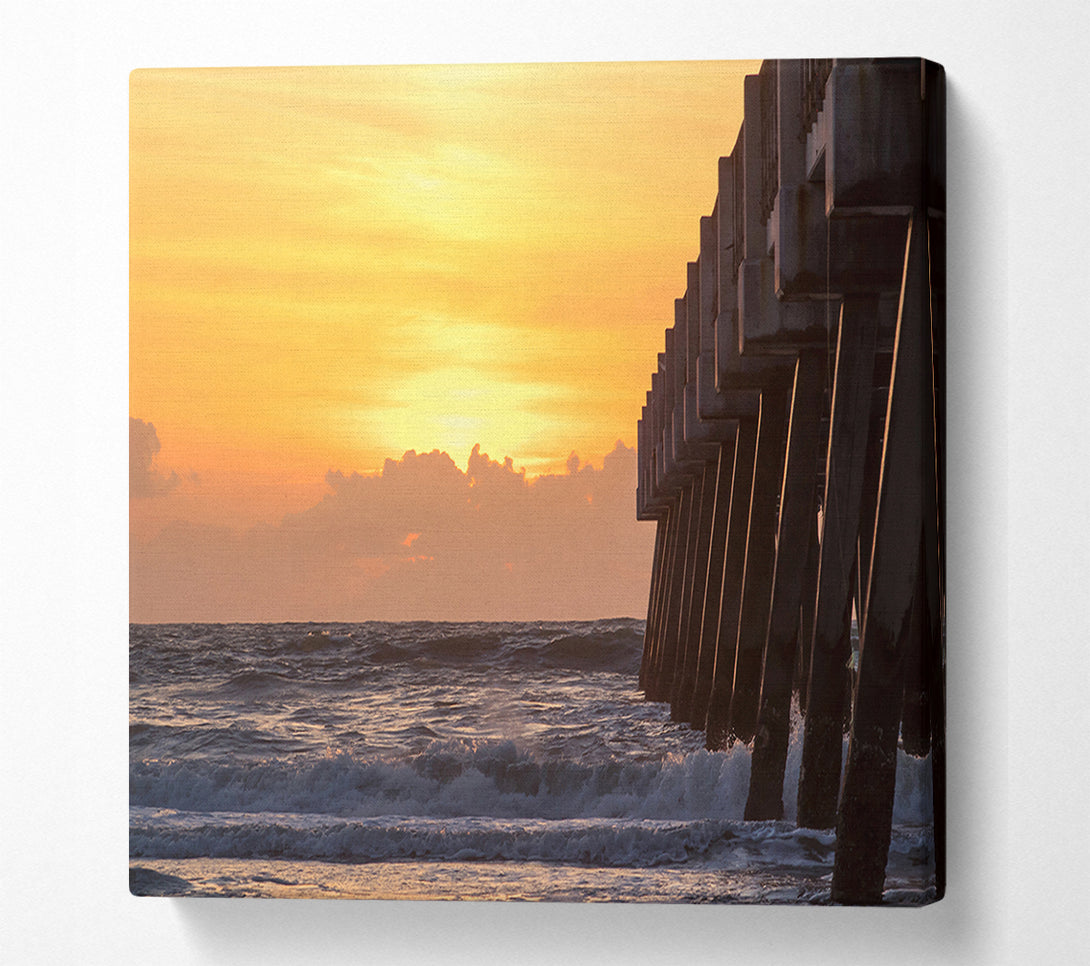  A Canvas Print of Mexican Sunset Canvas Wall Art