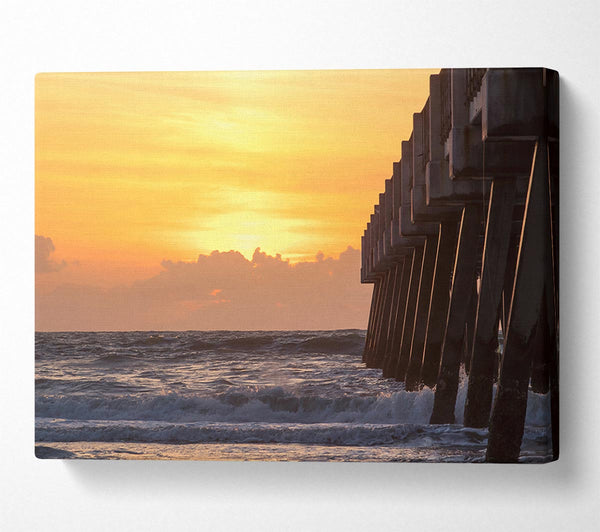  A Canvas Print of Mexican Sunset Canvas Wall Art