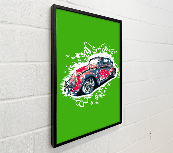 Flower Power VW Beetle