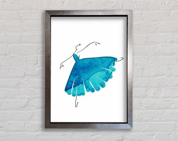 Blaue Ballerina 2