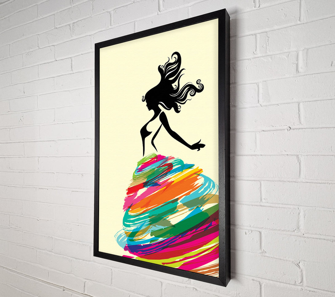  A Canvas Print of Rainbow Dancer Canvas Art