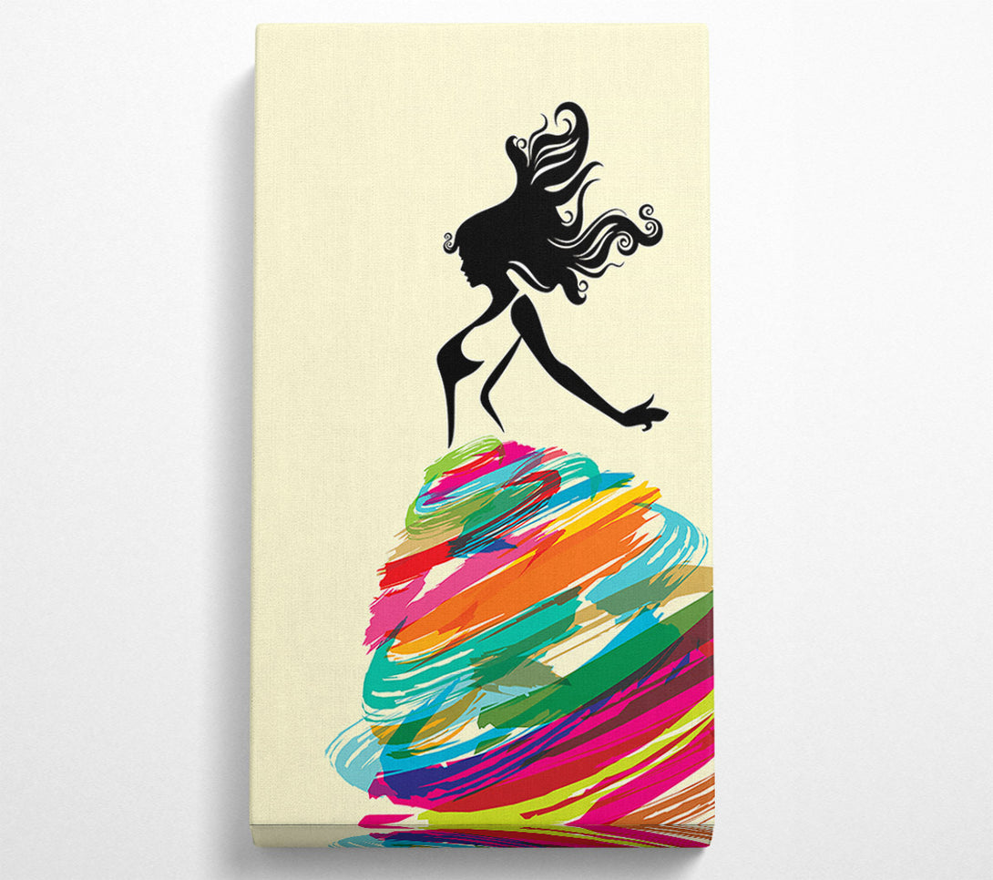  A Canvas Print of Rainbow Dancer Canvas Art
