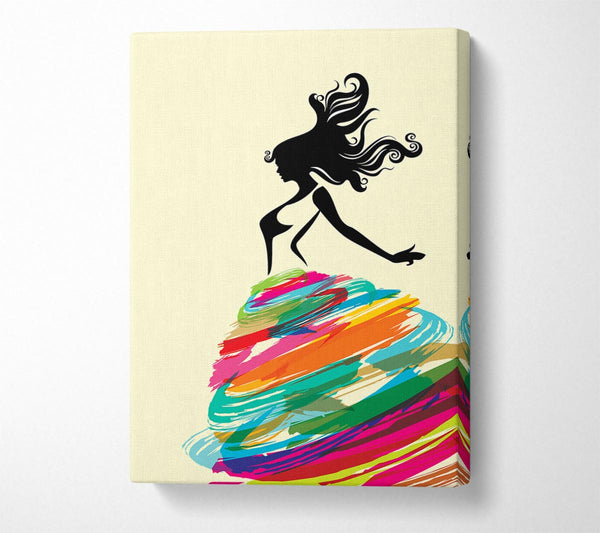  A Canvas Print of Rainbow Dancer Canvas Art