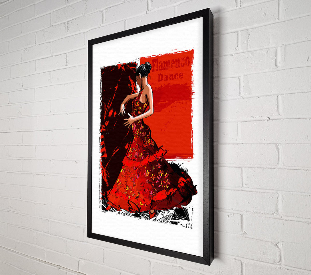  A Canvas Print of Flamenco 1 Canvas Wall Art
