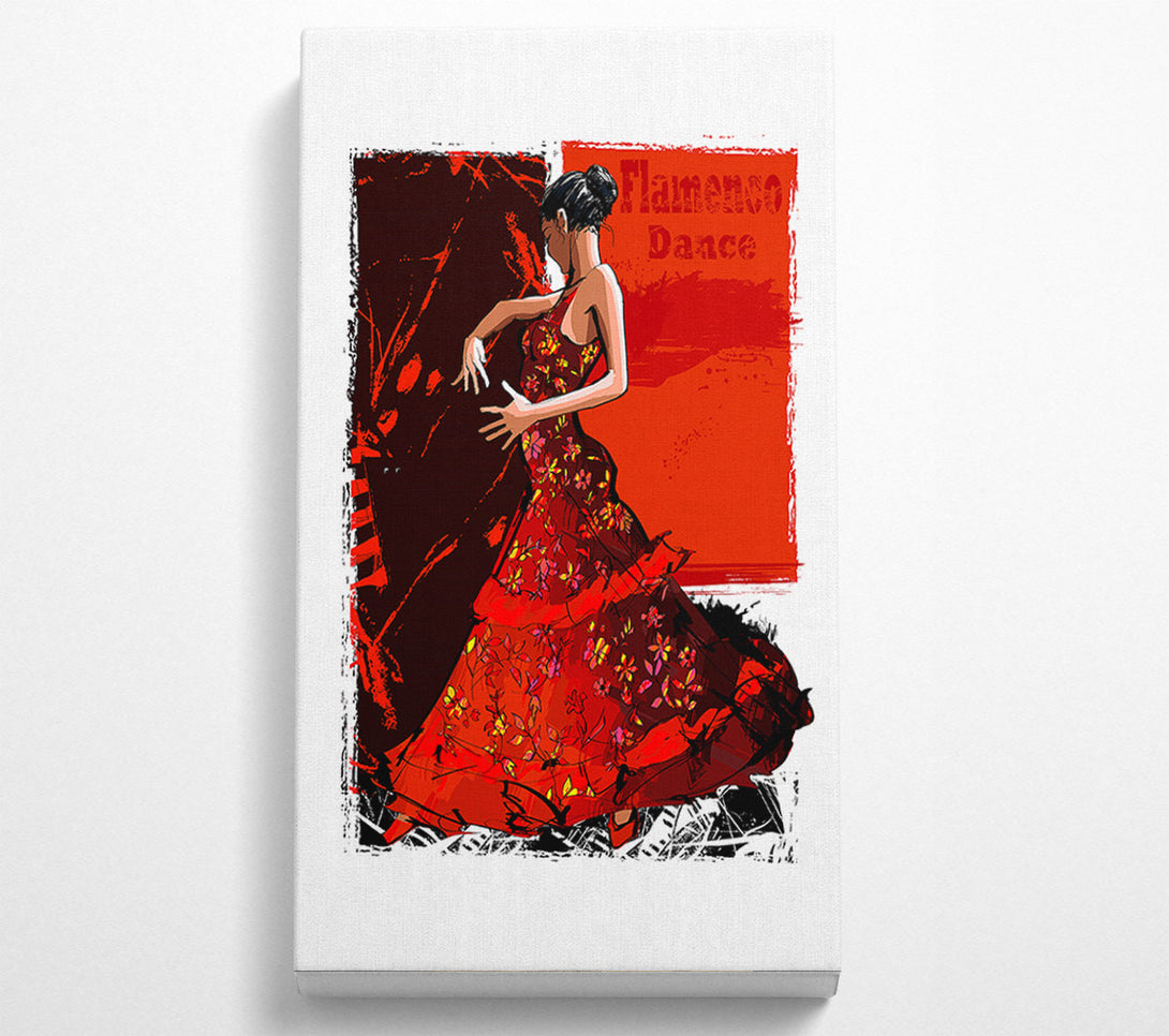  A Canvas Print of Flamenco 1 Canvas Wall Art