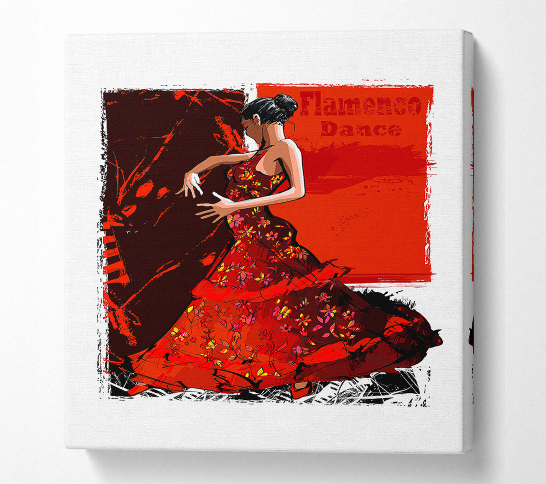  A Canvas Print of Flamenco 1 Canvas Wall Art