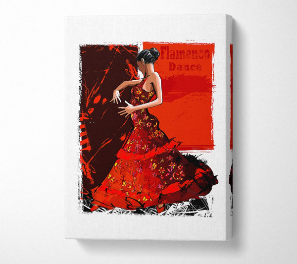  A Canvas Print of Flamenco 1 Canvas Wall Art