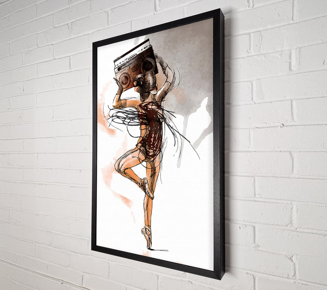  A Canvas Print of Contemporary Movement 19 Canvas Print