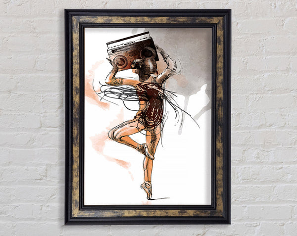 Contemporary Movement 19 Framed Print