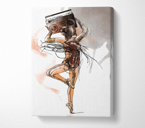  A Canvas Print of Contemporary Movement 19 Canvas Print
