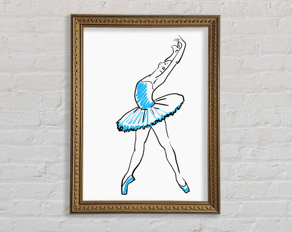 Blaue Ballerina 1
