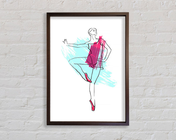 Blau-Rosa-Ballerina 2
