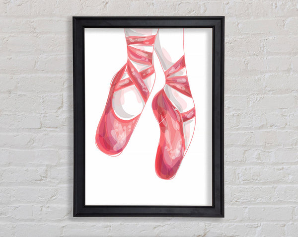 Ballerina Shoes 2 Framed Print