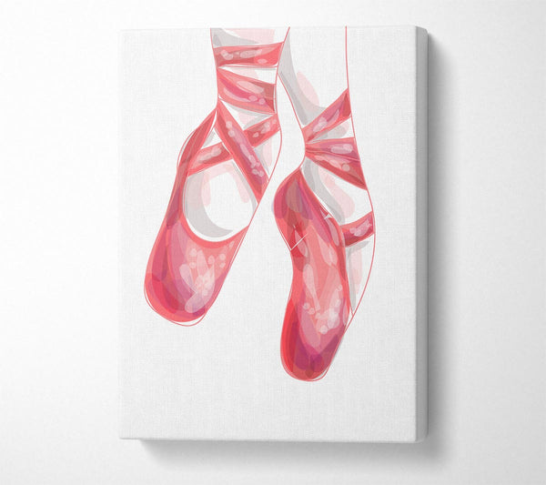  A Canvas Print of Ballerina Shoes 2 Canvas Wall Art