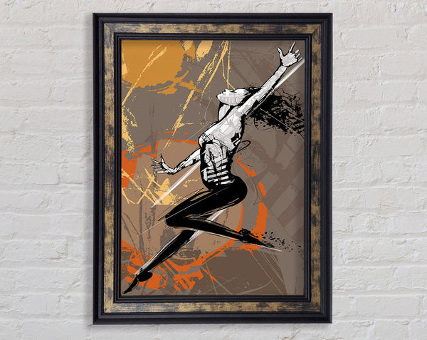 Contemporary Movement 2 Framed Print
