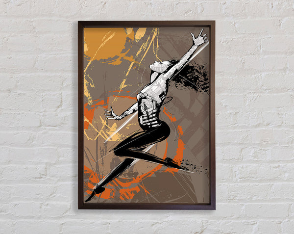Contemporary Movement 2 Framed Print