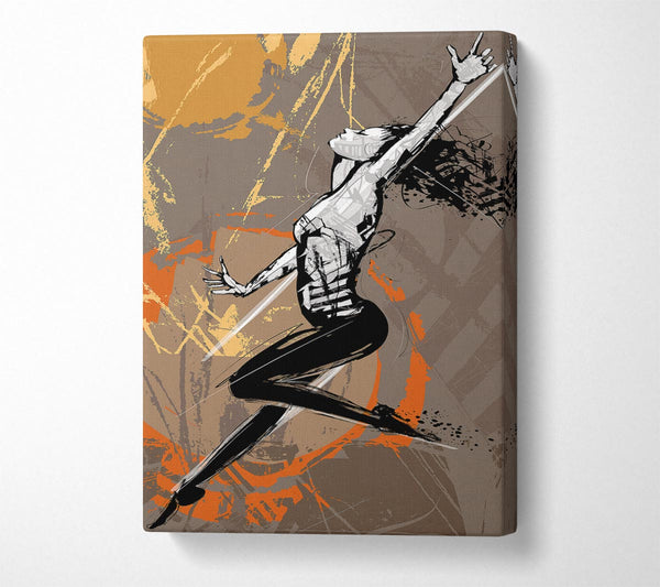 A Canvas Print of Contemporary Movement 2 Canvas Wall Art