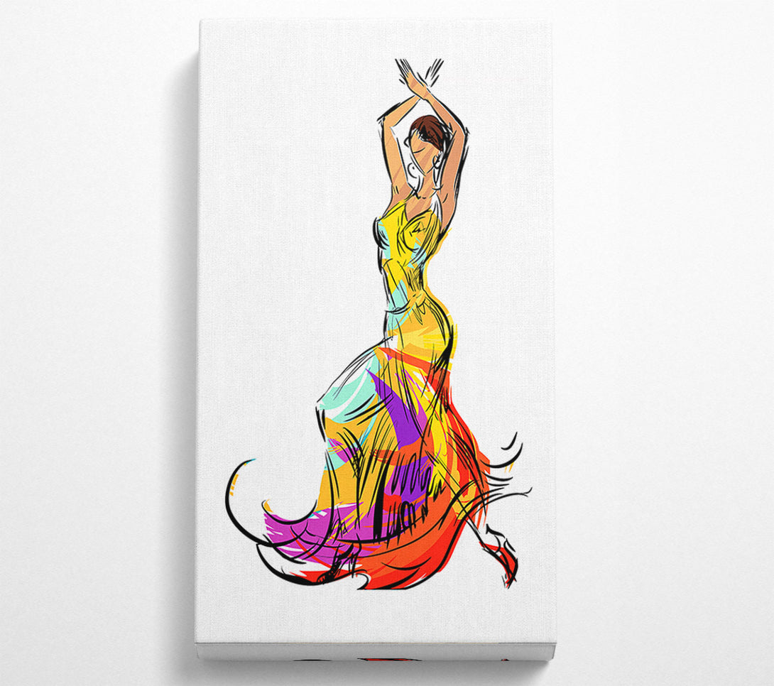  A Canvas Print of Flamenco 13 Canvas Art