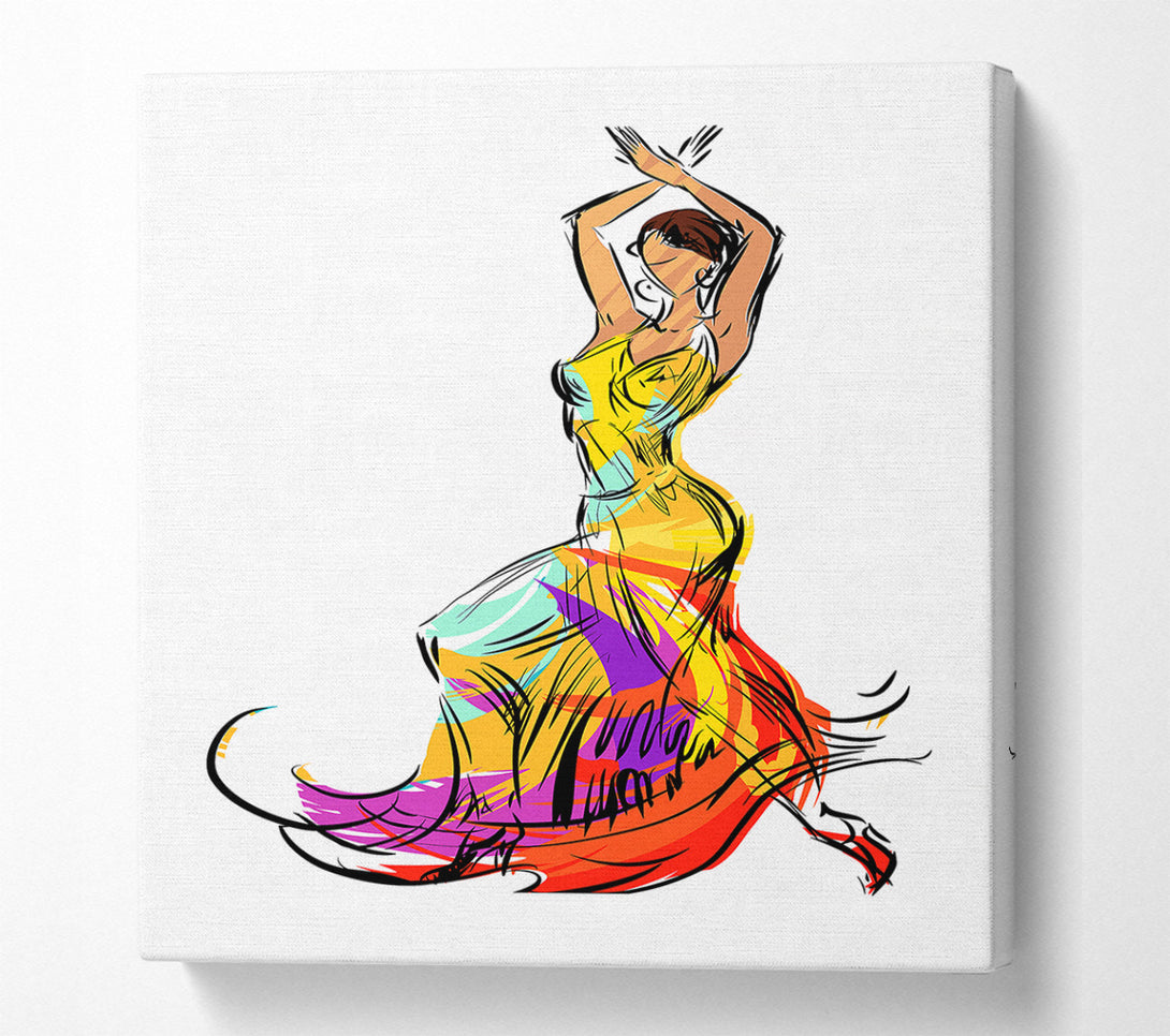  A Canvas Print of Flamenco 13 Canvas Art