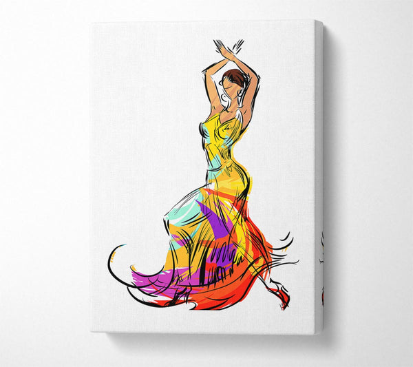  A Canvas Print of Flamenco 13 Canvas Art