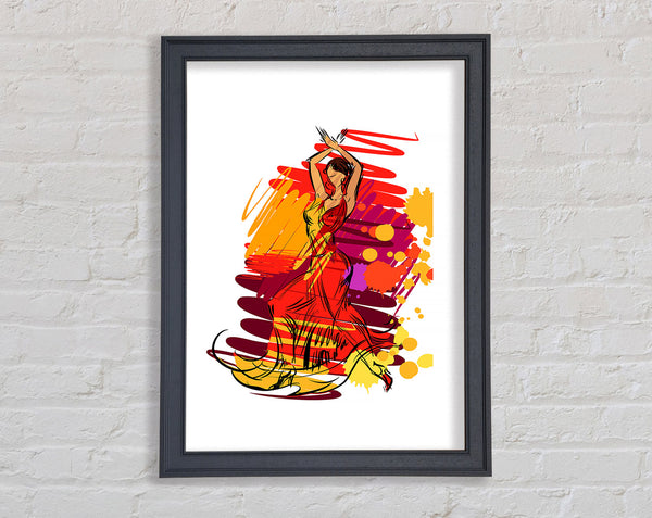 Flamenco 14 Framed Print
