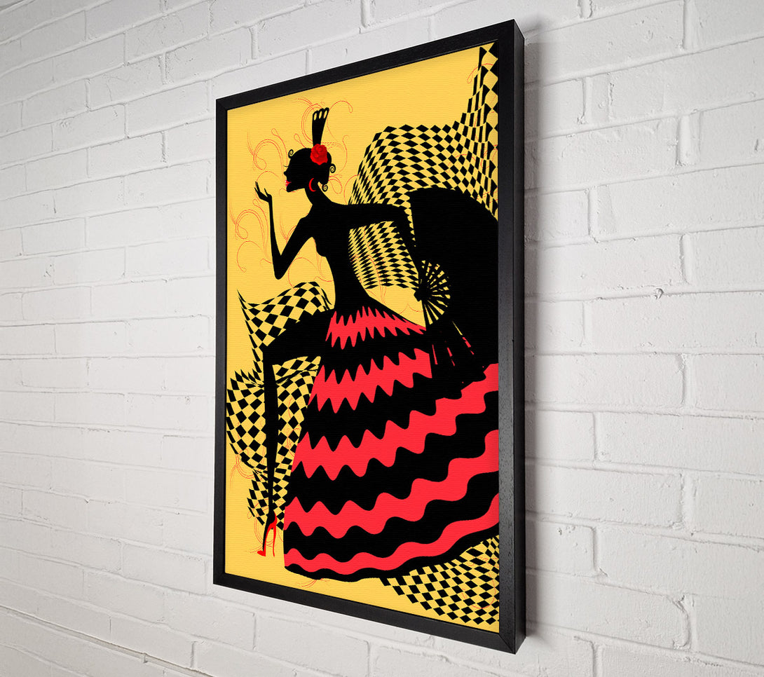  A Canvas Print of Flamenco 9 Canvas Wall Art