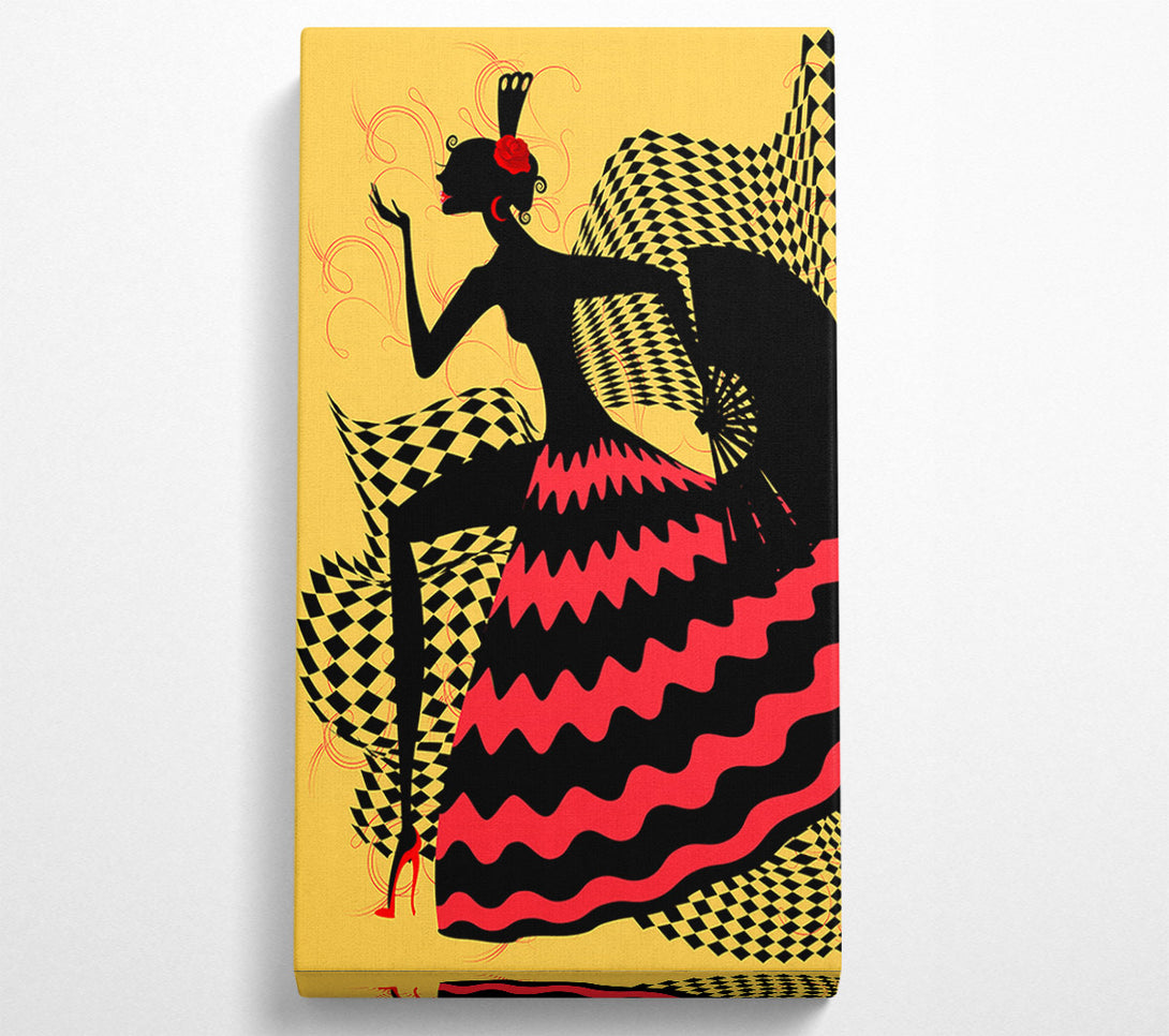  A Canvas Print of Flamenco 9 Canvas Wall Art