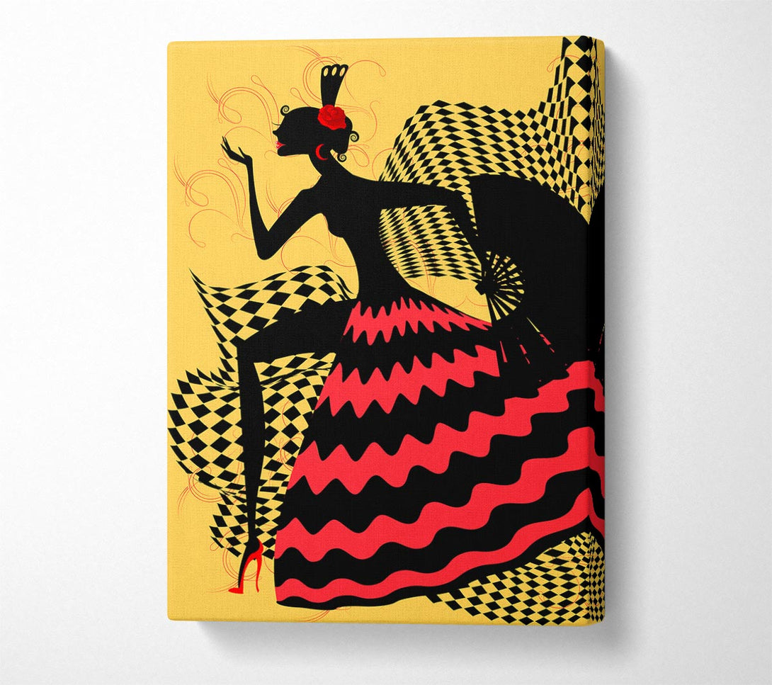  A Canvas Print of Flamenco 9 Canvas Wall Art
